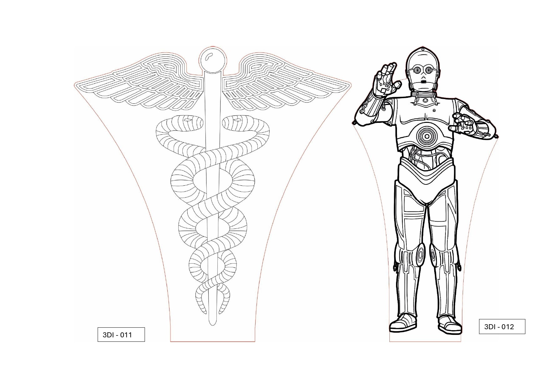 Lampe 3D illusion personnalisée