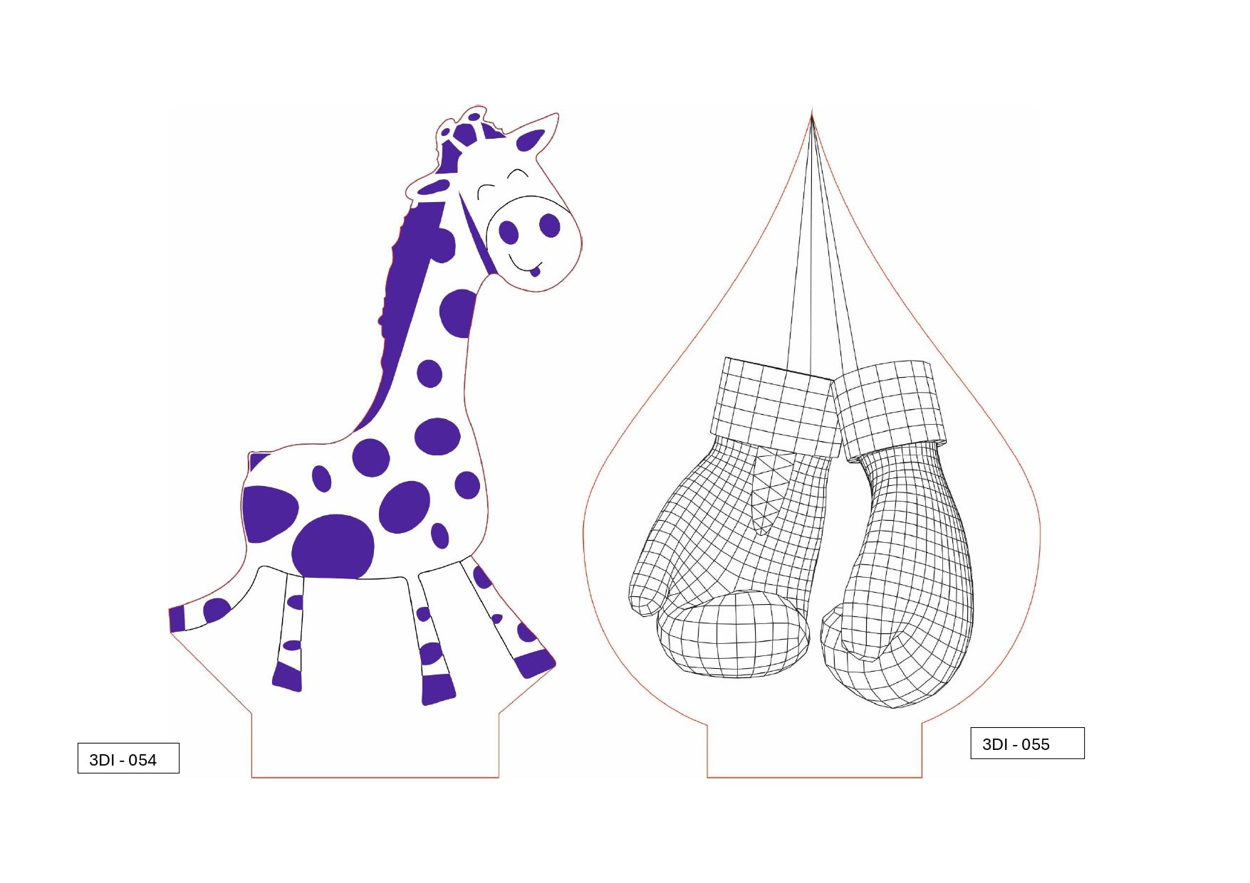 Lampe 3D illusion personnalisée