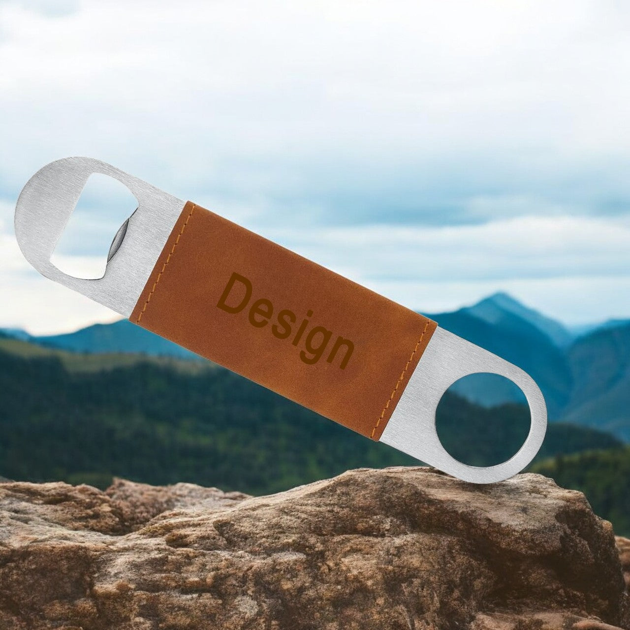 Décapsuleur en cuir premium Portable