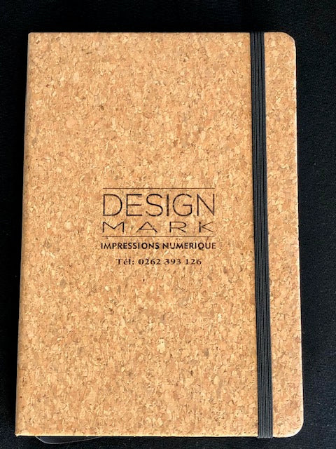 Bloc-Notes A5 liège avec calendrier 2027- Stylo - le tout Personnalisé