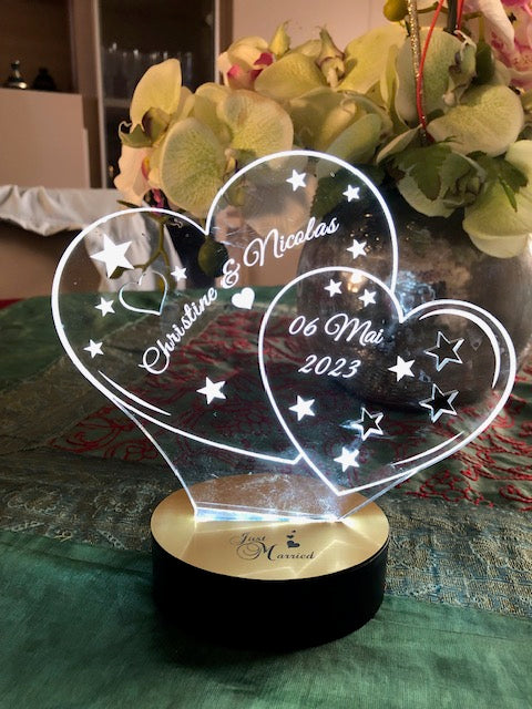 Lampe 3D illusion personnalisée