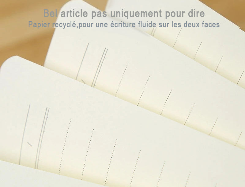 Bloc-Notes A5 liège avec calendrier 2027- Stylo - le tout Personnalisé