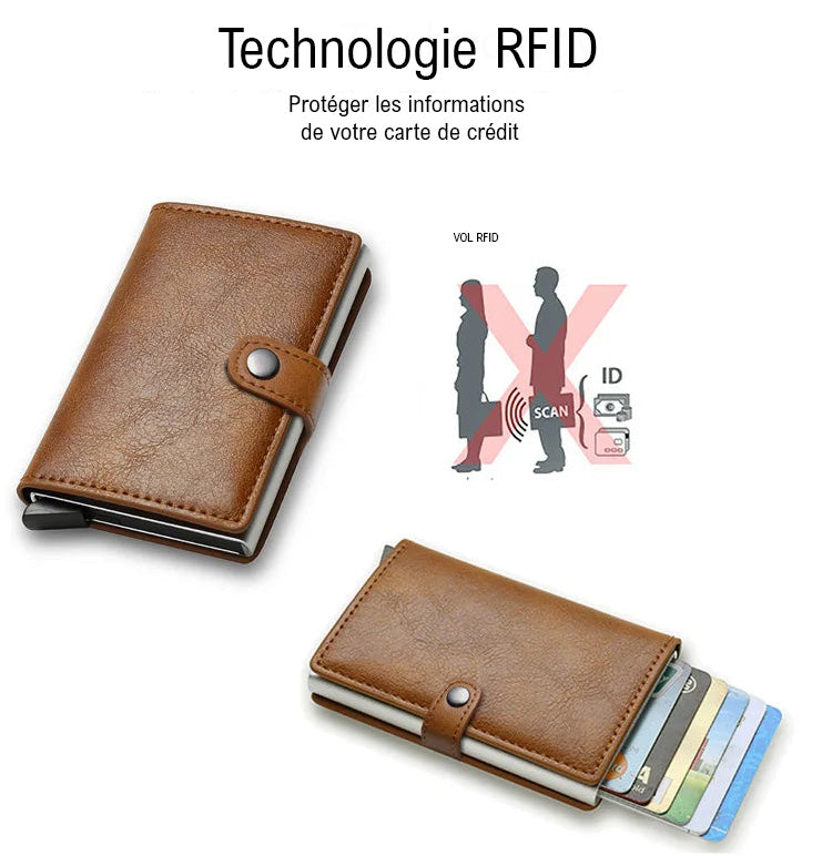 PORTEFEUILLE PORTE CARTE PERSONNALISE