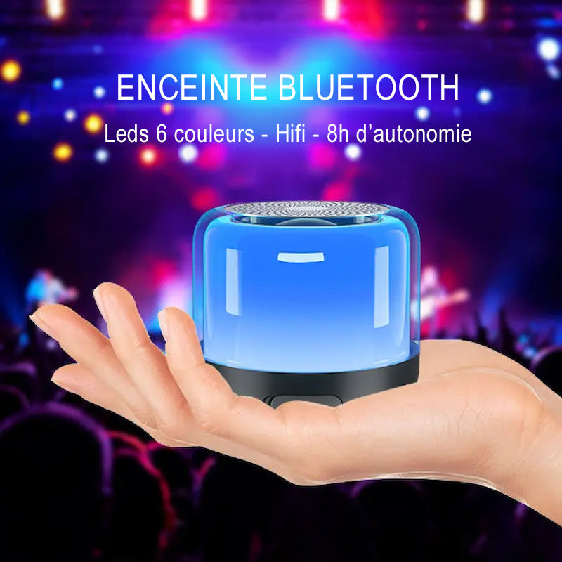 ENCEINTE LED FESTIVE AVEC BASSE PUISSANTES