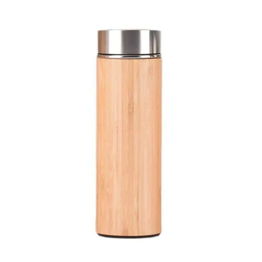 Thermos Moderne en Bambou Acier Inoxydable