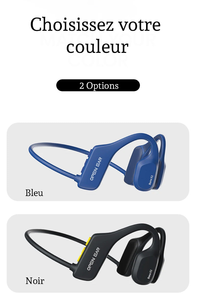 Casque d'écoute à conduction osseuse personnalisé OPEN EAR