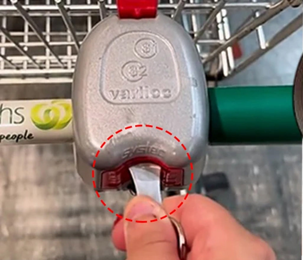 Jeton de chariot décapsuleur personnalisé au laser