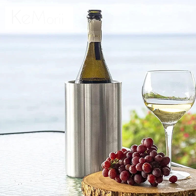 Seau à Vin Isotherme en Acier Inoxydable