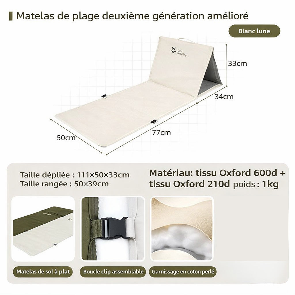COUSSIN DE SOL AVEC DOSSIER – NOUVELLE GÉNÉRATION