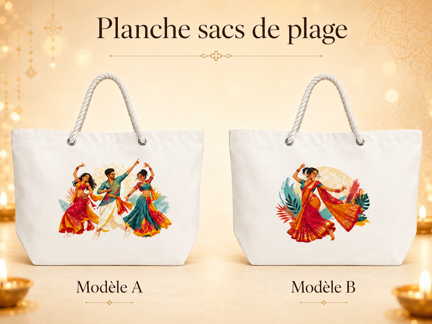 Sac de plage marque "Sac Gayar" - Île de La Réunion – Collection
