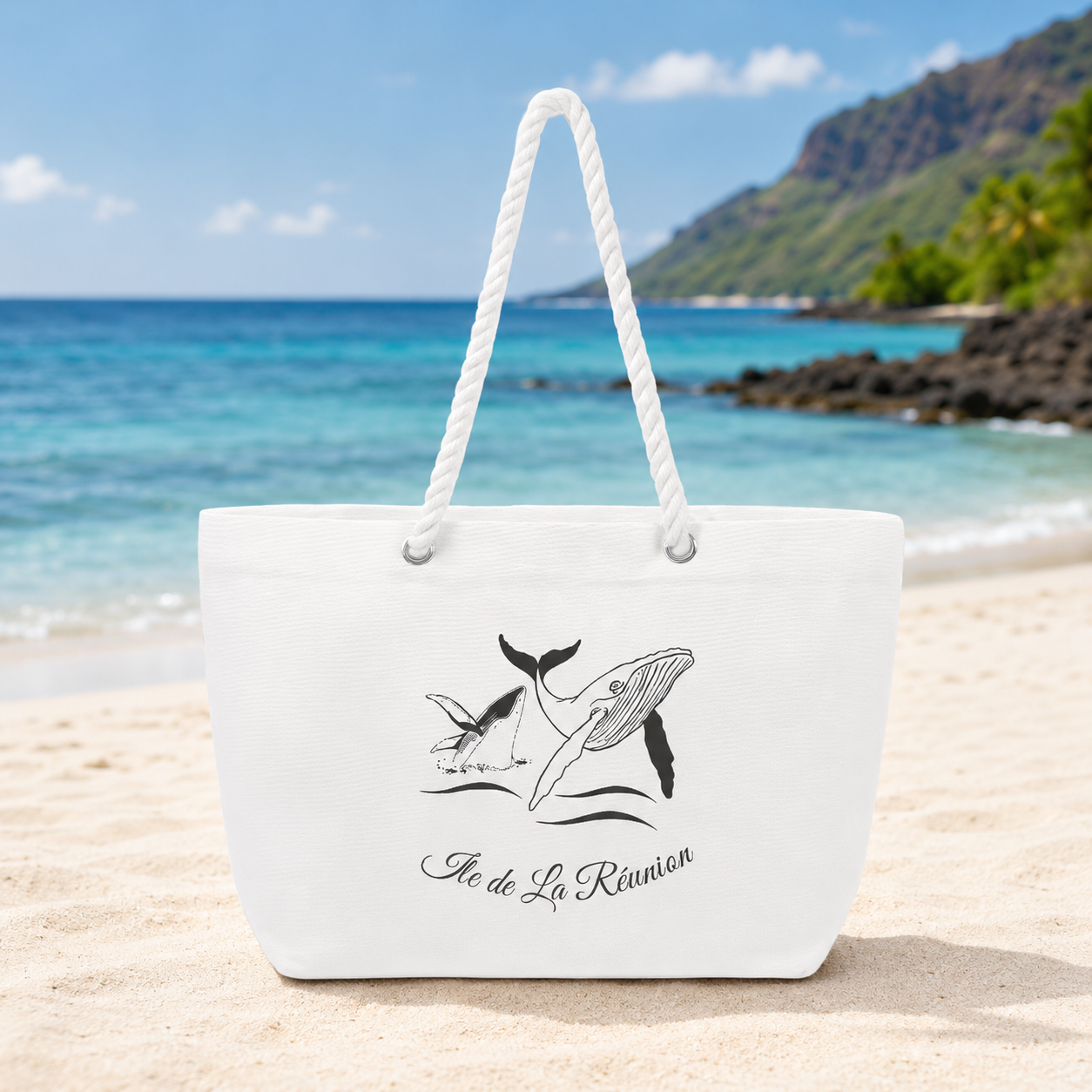 Sac de plage marque "Sac Gayar" - Île de La Réunion – Collection