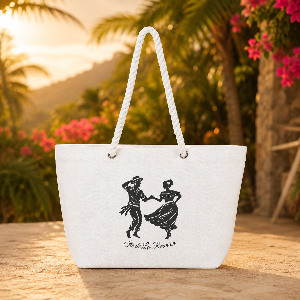 Sac de plage marque "Sac Gayar" - Île de La Réunion – Collection