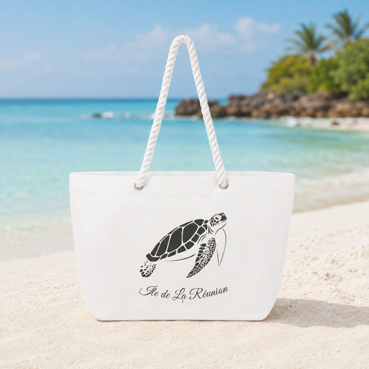 Sac de plage marque "Sac Gayar" - Île de La Réunion – Collection