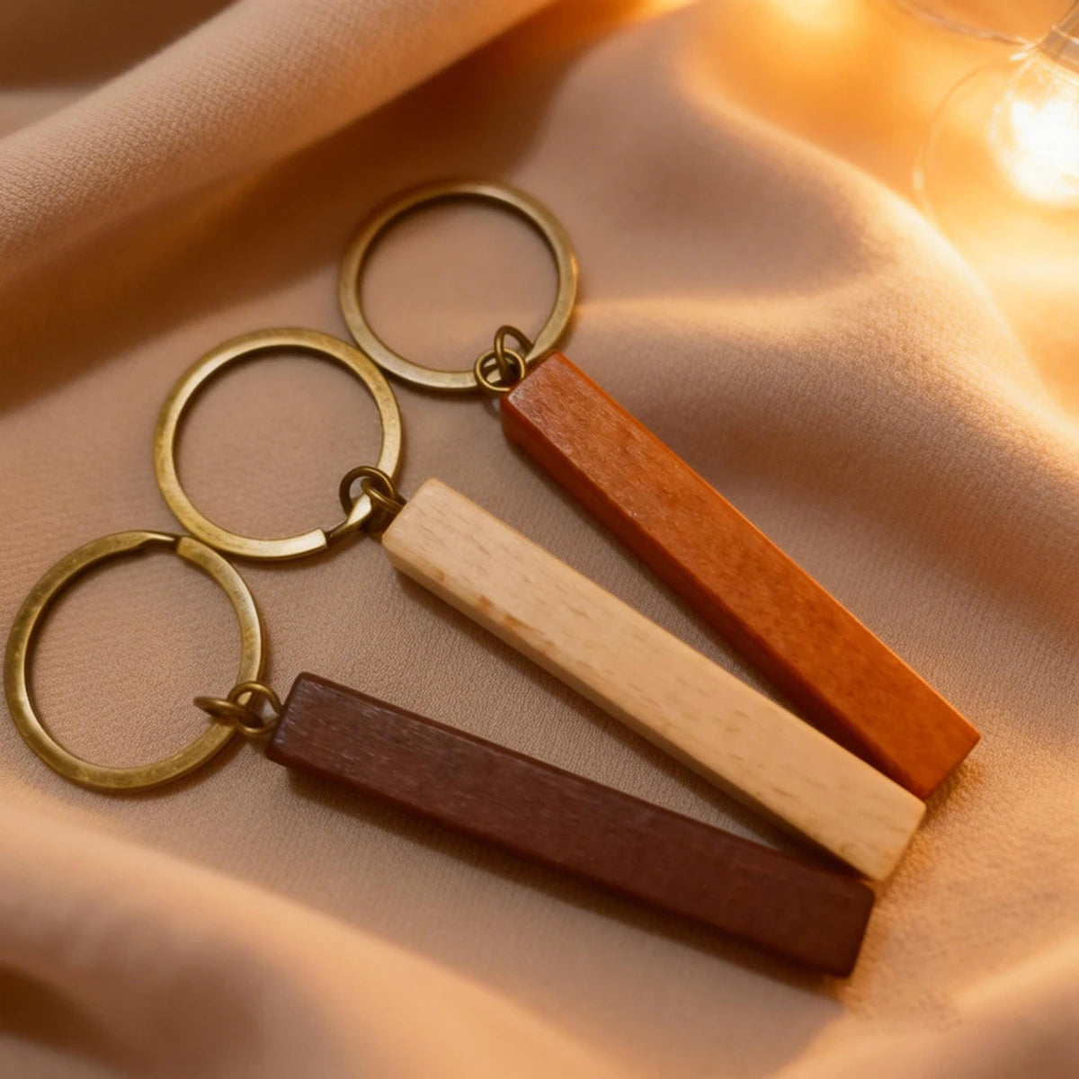 Porte-clés bois à graver