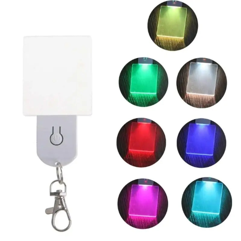 Porte-Clés en PMMA avec  LED, à personnaliser